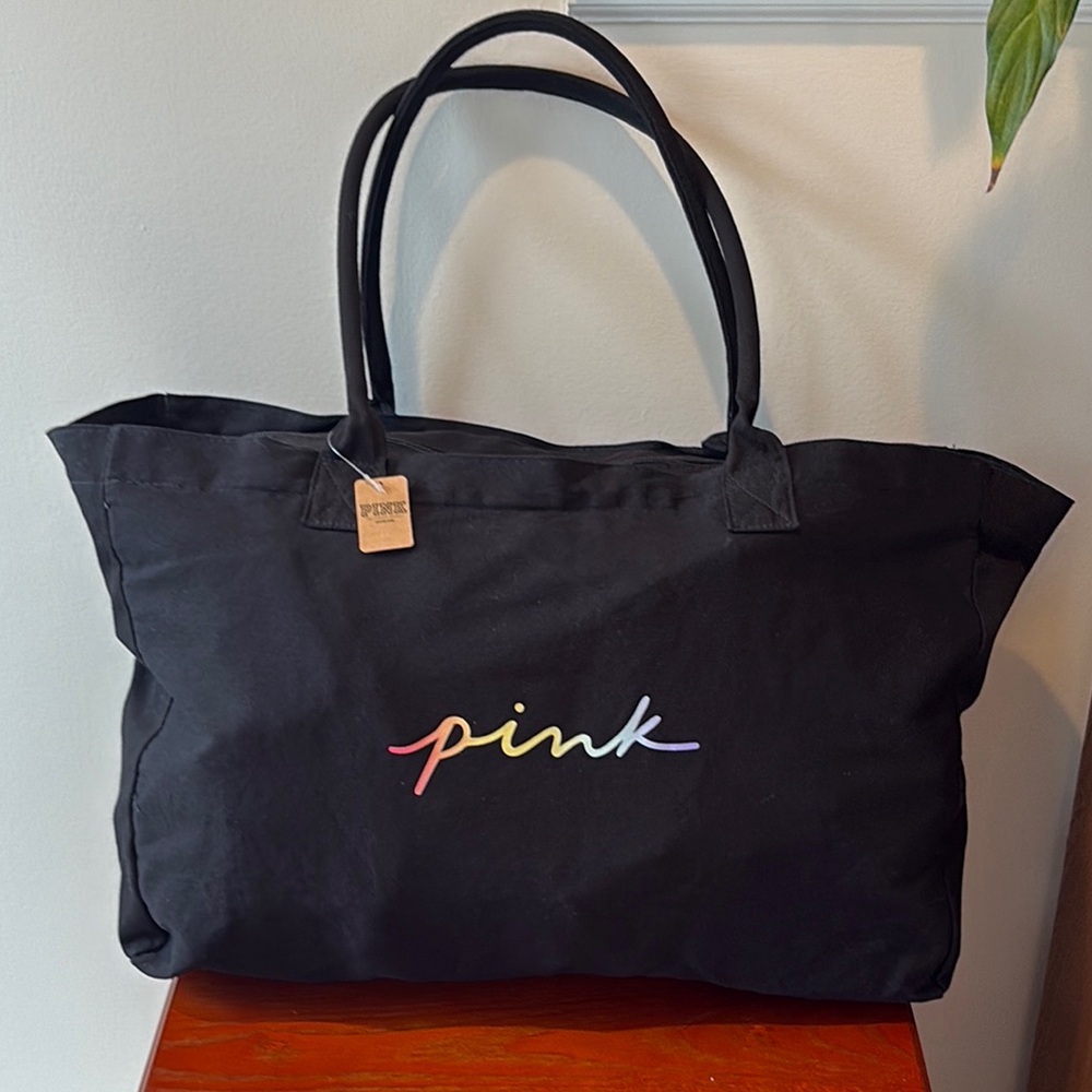 PINK Victoria's Secret Black Tote Bag